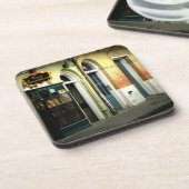 ニュー・オーリンズのデザインの飲み物用コースター コースター (左側)