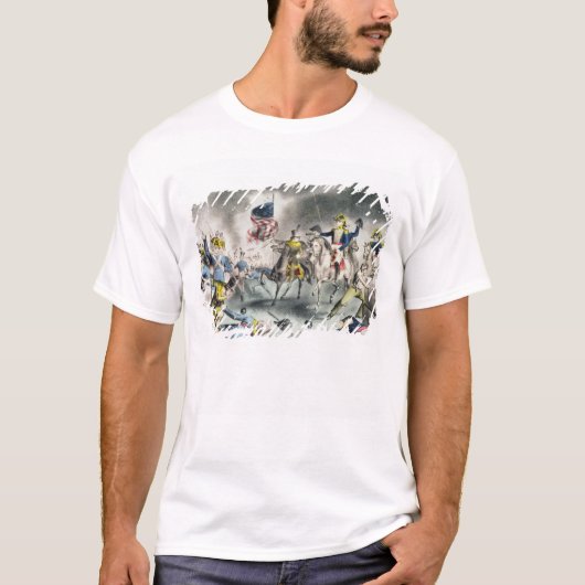 ニュー・オーリンズのパブの戦い。Nathanielの製革工 Tシャツ (正面)