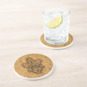 ニュー・オーリンズのフランス人の(紋章の)フラ・ダ・リ コースター (側面)