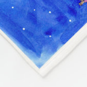 ニュー・オーリンズのフリースブランケットの2つの眺め フリースブランケット (角)