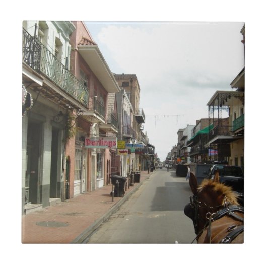 ニュー・オーリンズのフレンチクォーター タイル (正面)