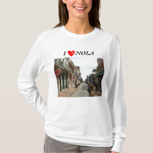 ニュー・オーリンズのフレンチクォーター Tシャツ