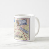 ニュー・オーリンズのマグの通り コーヒーマグカップ (正面右)