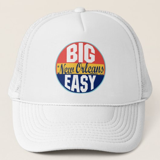 ニュー・オーリンズのヴィンテージのラベル キャップ (正面)