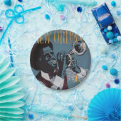 ニュー・オーリンズの五線紙のプレート ペーパープレート (パーティー)