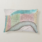 ニュー・オーリンズの地図1837年 アクセントクッション (裏面)