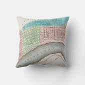 ニュー・オーリンズの地図1837年 クッション (裏面)