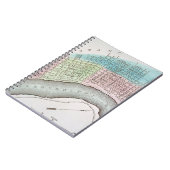 ニュー・オーリンズの地図1837年 ノートブック (左側)