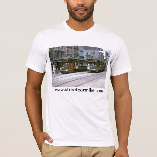 ニュー・オーリンズの市街電車951および969 Tシャツ (正面)
