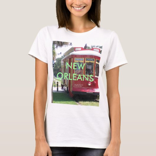ニュー・オーリンズの市街電車 Tシャツ (正面)