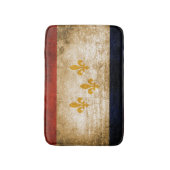 ニュー・オーリンズの愛国心が強く素朴な旗 バスマット (正面縦)