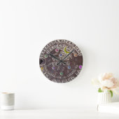 ニュー・オーリンズの水道メーターの柱時計 ラウンド壁時計 (ホーム)