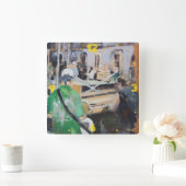 ニュー・オーリンズの通りバンド時計 スクエア壁時計 (ホーム)