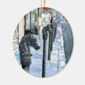 ニュー・オーリンズの通り セラミックオーナメント (左)