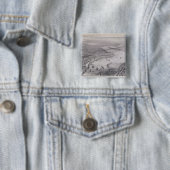 ニュー・オーリンズの鳥瞰的な眺め 缶バッジ (インサイチュ)