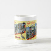 ニュー・オーリンズのLAのコーヒー・マグからの挨拶 コーヒーマグカップ (中央)