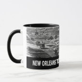 ニュー・オーリンズのTRICENTENNIALコーヒー・マグ マグカップ (左)