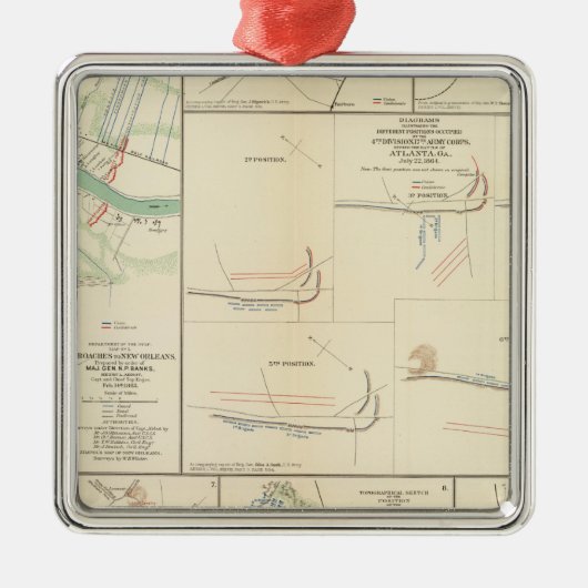 ニュー・オーリンズへのアプローチ メタルオーナメント (正面)