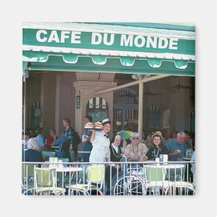 ニュー・オーリンズコーヒーおよびBeignets マグネット