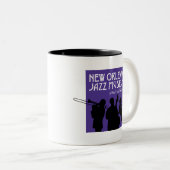 ニュー・オーリンズジャズ博物館のマグ ツートーンマグカップ (正面右)