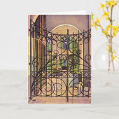 ニュー・オーリンズルイジアナ616の王室のな通り カード (黄色い花)