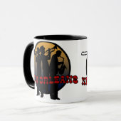 ニュー・オーリンズレトロのジャズ マグカップ (正面左)