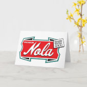 ニュー・オーリンズ空白のなルイジアナカード カード (黄色い花)