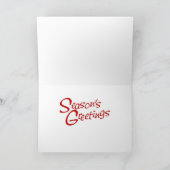 ニュー・オーリンズ運河Stの雪1885年 シーズンカード (内部)