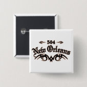 ニュー・オーリンズ504 缶バッジ (正面&裏面)
