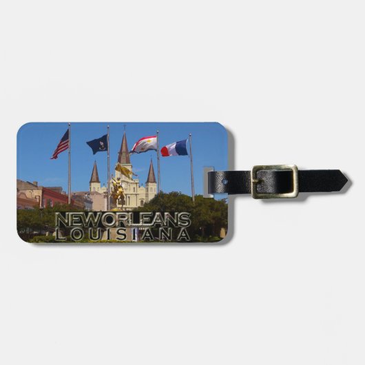 ニュー・オーリンズ ラゲッジタグ (正面横)