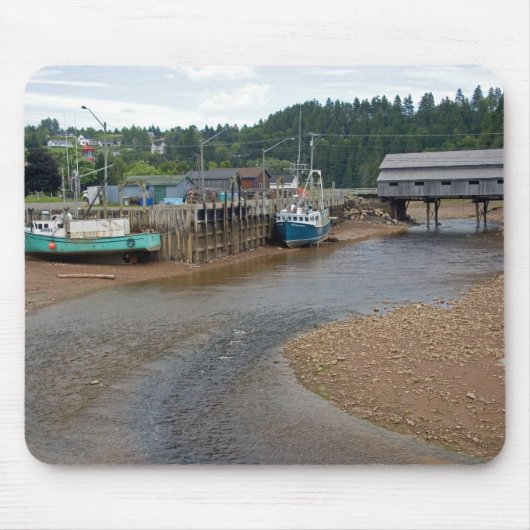 ニュー·セント·マーティンスのファンディ湾での干潮 マウスパッド (正面)