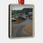 ニュー·セント·マーティンスのファンディ湾での干潮 メタルオーナメント (右)