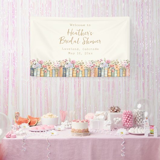 ニュー・チャプター・ブックス ワイルドフラワー 横断幕