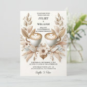 ニュー・トスカーナ・イタリアン・コーヒー・ソレント・カジュアル・ウェディング 招待状 (スタンド正面)