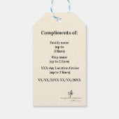 ニュー・トロップSpectrum '80sプリントアドスタイルクルーズアヒル ギフトタグ (裏面)