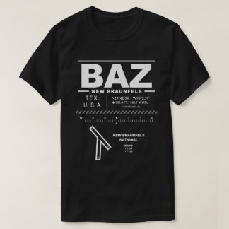 ニュー・ブラウンフェルス国立空港 BAZ USAA Tシャツ