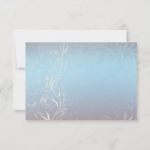 ニュー ブルー ウェディング RSVP (裏面)