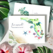 ニュー・ホーム フロリダ州 引っ越しのお知らせ ポストカード