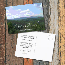 ニュー・ホーム　ルースティック・マウンテンズ　住所変更 案内ポストカード