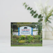 ニューBern NCへようこそ ポストカード (スタンド正面)