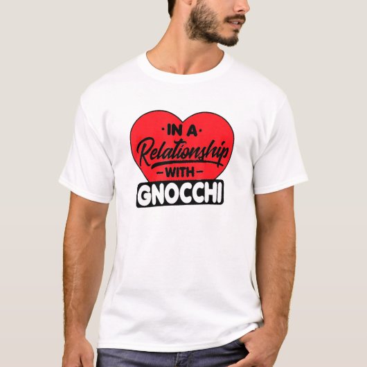 ニョキスグノッキと人間関係で Tシャツ (正面)