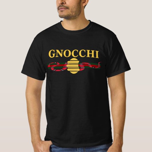 ニョッキ 男性 ニョッキ 女性 Tシャツ (正面)