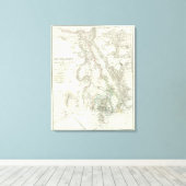 ニランダー – ナイル，アフリカ キャンバスプリント (インサイチュ (ウッドフロア))