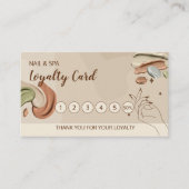 ニルおよびスパロイヤリティカード 名刺 (正面)