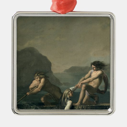 「ニルスKlim地下のJourneyからの場面 メタルオーナメント (正面)