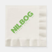 ニルボグトロール2ホラー映画コーニングカクテルナプキン 縁ありランチョンナプキン (正面)