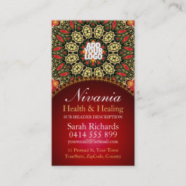 ニルヴァニアヘルス&ヒーリングニューエイジ名刺 名刺