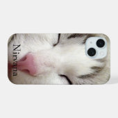 ニルヴァーナキャット iPhone 15ケース (裏面横)