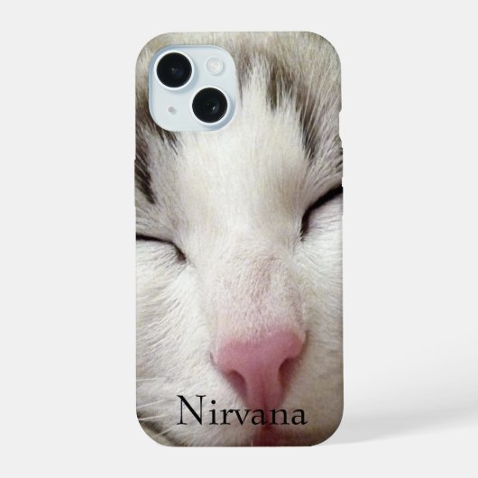 ニルヴァーナキャット iPhone 15ケース (裏面)