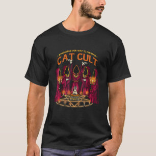 . .ニルヴァーナ猫教団への道のり Tシャツ
